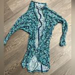 Xhilaration Women’s Small  Blue & Green Cardigan Sweater Photo 0