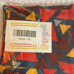 LuLaRoe NEW! $35  AZURE Skirt XL Bright Geometric Triangles Photo 11