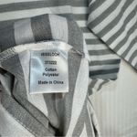 MISSLOOK Gray/White Nautical Striped Long Sleeve Tunic Dress Size 2XL Lagen Look Gray Photo 3