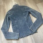 Good American Jacket stretch denim fitted womens Blue xsmall streetwear chic y2k Photo 3