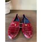 Tory Burch Ballet 20mm Loafers Rot Red Womens Size 5.5 Photo 4