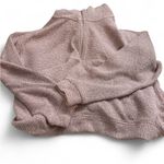 Sweaty Betty Women's Restful Boucle Half Zip Sweatshirt small soft pink NWT Photo 2