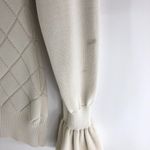 Opening Ceremony Womens Top Heavy Knit Geometric Long Bell Sleeve Ivory Size XS Photo 2