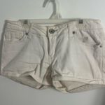 Paris Blues  White Jean Shorts Photo 0
