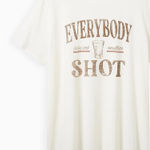 Torrid CLASSIC FIT CREW NECK TEE - COTTON ANOTHER SHOT WHITE Photo 0