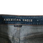 American Eagle  Outfitters high rise distressed mini denim skirt 6 Photo 3