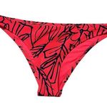 Aerie Longline Pique Orange Navy Cheeky Swim Bikini Bottom Size Small 1799 Photo 0