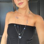 Free People Bearded Silver Necklace Photo 0