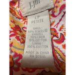 J.Jill  Petite Yellow Linen Blend Zip Up Utility Jacket Women LP Photo 4