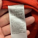 Banana Republic NWOT  Orange A-Line Mini Skirt linen blend Tie Front size 16 Photo 5