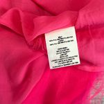 &merci &Merci Ruffle Sleeve Sheer Tulle Short Dress NEW Womens L Hot Pink Mesh Tiered Photo 9