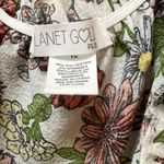 Planet Gold 2/$12 Women’s Plus Orange Floral Print Ruffle Loose Fit Blouse 1X Photo 7