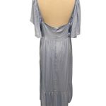 Nsr Light Blue Maxi Flowy Dress Photo 3
