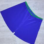 Vintage Cole of California blue and green 80s retro short wrap skirt coverup Photo 0