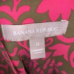 Banana Republic  lime green bright pink v-neck blouse Photo 7