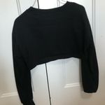 SheIn Black Cropped Long Sleeve Top NWOT XS Photo 1