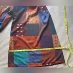 Romwe  Patchwork Wide Leg Pants - Blue, Brown, Orange Photo 5