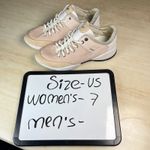 Geox  Respira Womens Sneakers Pink Beige Leather Suede Mesh Comfort Size 7 Photo 8