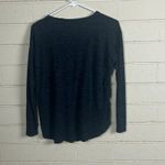 Madewell  Black V Neck Long Sleeve Top size S Photo 4