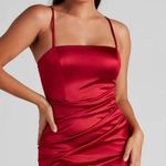 Windsor  Dress Wrapped Satin Mini Photo 0