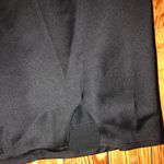 Forever 21 Black Silk Slit Dress Photo 2