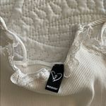 Windsor White Ribbed Bodysuit Photo 1