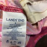 Lands' End Tankini Top Size 6 Multicolor Geo Print Built-In Bra Swimwear Photo 2