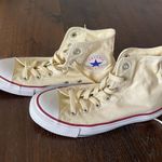 Converse Cream High Top Sneakers Photo 0