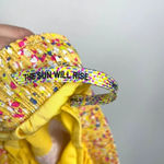 Nike  Dri-Fit Icon Clash Tempo 3’’ Running Shorts in Yellow/Pink Speckled Size S Photo 11