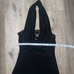 Y2k gems Vintage Y2K Asymmetrical Hi Lo Black Halter Cocktail Dress S Photo 4