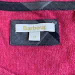 Barbour size 12 pink wool blend long sleeve pullover sweater Photo 3