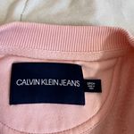 Calvin Klein Jeans Light Pink Barbiecore Pullover Sweatshirt Size Small Photo 4