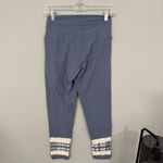Aerie  Chill Play Move Blue & White Midrise Leggings Women's Size Large Tie Dye Photo 2