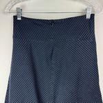 Betabrand  Work It Skort Navy Blue Pinstripe A-Line Skirt Sz Small Casual Career Photo 11