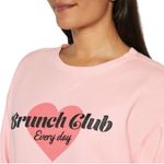 Wildfox NWT  Graphic Crewneck “Brunch Club Everyday” Sweatshirt Size Medium Photo 3