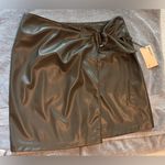 Bailey44 NWT Bailey 44 Sid Faux Leather Wrap Mini Skirt size XL Photo 2