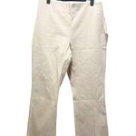 A New Day  Kick Flare Highest Rise Fitted Hip & Thigh Tan Khaki Pants Size 12 NWT Photo 1