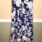 Bloomchic NWT  Women’s Floral Print Faux Wrap Flutter Sleeve Leg Slit Maxi Dress Photo 2
