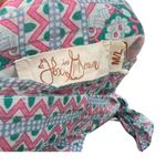 Fox in Gown Wrap‎ Skirt Midi Floral Print Teal Green Pink Size Medium Large Photo 8