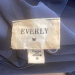 Everly  Off the Shoulder Navy Dress Photo 2