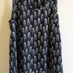 Pleione Black White Cat Novelty Print Tank Top Made in USA Womens Sz S High Low Photo 0