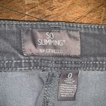 Chico's Chico’s So Slimming gray straight leg normcore travel 0/4 jeans Photo 1