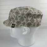 Goorin bros  Women’s Brown White Floral Y2K Newsboy Military Cadet Hat Women’s M Photo 1