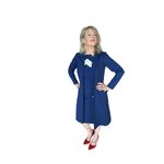 Montgomery Ward Navy Blue Outfit Dress Jacket Photo 1