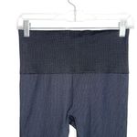 Spanx Look At Me Now Moto Gray & Black Seamless Leggings Photo 3