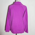 Columbia Fuchsia Fleece Quarter-Zip Pullover Size Medium Photo 4