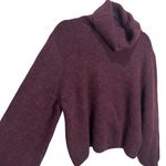 Topshop Burgundy Maroon Cowl Neck Sweater Women’s Size Large UK 12/44 Cozy Knit Photo 4