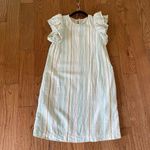 A New Day  striped ruffled sleeve shirt dress size small Photo 8