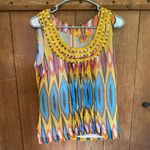 Tory Burch 100% sill sleeveless ikat blouse Photo 1