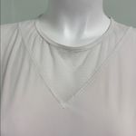 Lululemon  For the Run Short Sleeve (White) size 4 Photo 3